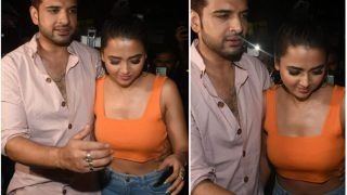 Karan Kundrra Turns Protective Boyfriend While Getting Papped On Date Night With Tejasswi Prakash, TeJRan Fans Go Awww- Check Out Pics & Video