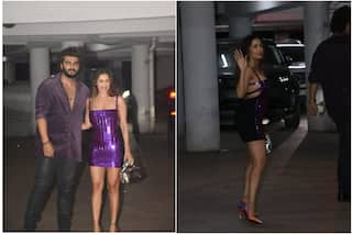 Malaika Arora-Arjun Kapoor Twin In Shades Of Purple At Russo Brothers Bash- See Pics & Videos