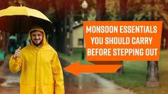 Monsoon Tips: Monsoon Essentials That You Must Carry Before Stepping Outside Your Home During Rainy Season - Watch Video