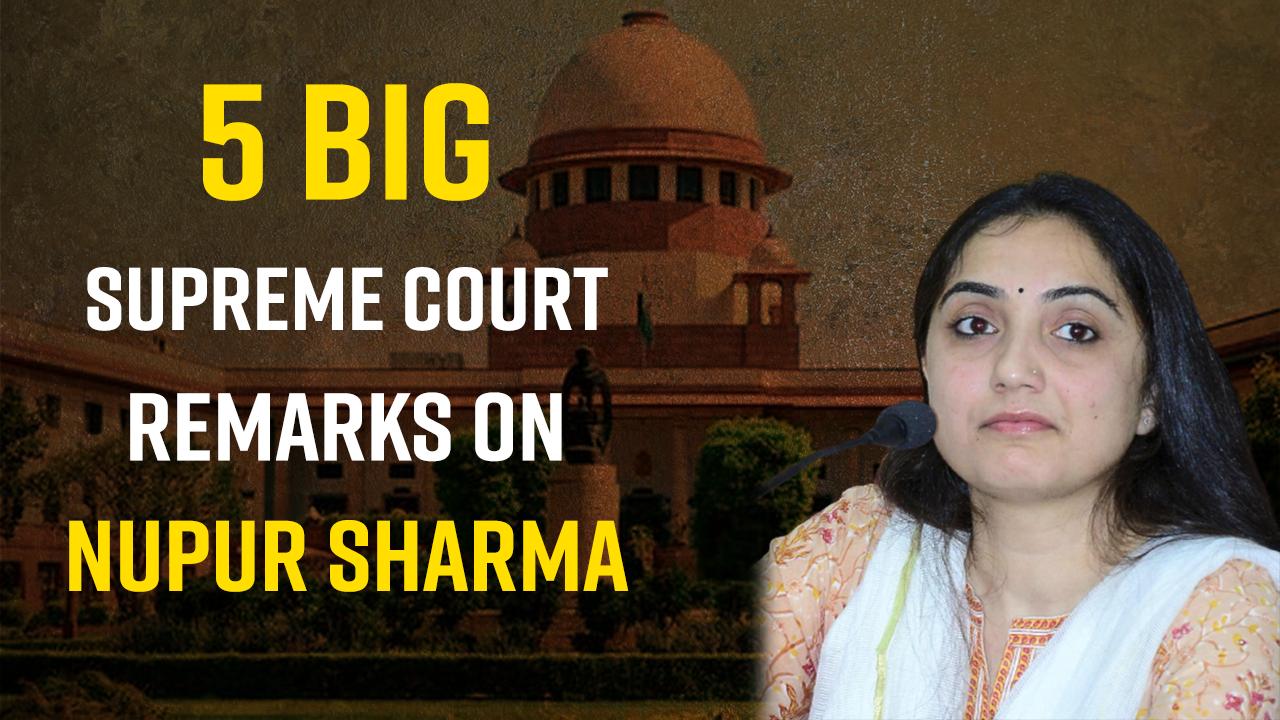 Nupur Sharma Case: 'She Has Threatened The Security Of The Nation', Checkout Court's Top 5 Remarks On The Matter - Watch