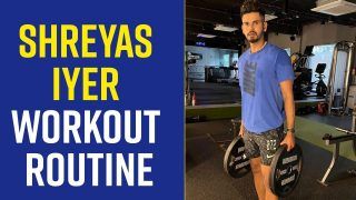 Cricketer Shreyas Iyer Follows This Workout Routine and These Diet Tips To Keep Him Active on Field - Watch Video