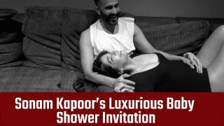 Sonam Kapoor Baby Shower: You will Be Shocked To See Fancy Invitation Hamper Of Sonams Luxurious Baby Shower - Watch