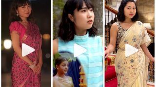 Viral Video: Japanese Woman Poses in Beautiful Sarees, Recreates Aishwarya Rai's Iconic Dialogue | Watch