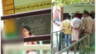 Viral Video: UP Teacher Brutally Thrashes Minor Girl For Making Noise in Class, Suspended | Watch