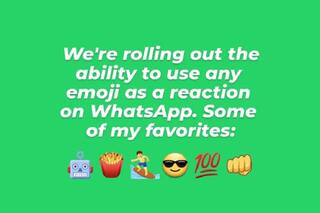 WhatsApp Reaction में आया नया फीचर, अब यूज करें 6 से ज्यादा इमोजी, देखें यहां