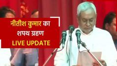 Nitish Kumar Oath Ceremony: इस्तीफे के 22 घंटे बाद Nitish Kumar ने ली सीएम पद की शपथ, PM Modi पर किया हमला | Watch Video