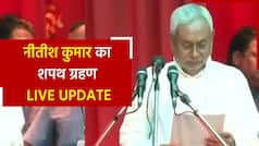 Nitish Kumar Oath Ceremony: इस्तीफे के 22 घंटे बाद Nitish Kumar ने ली सीएम पद की शपथ, PM Modi पर किया हमला | Watch Video