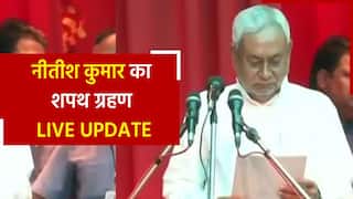 Nitish Kumar Oath Ceremony: इस्तीफे के 22 घंटे बाद Nitish Kumar ने ली सीएम पद की शपथ, PM Modi पर किया हमला | Watch Video