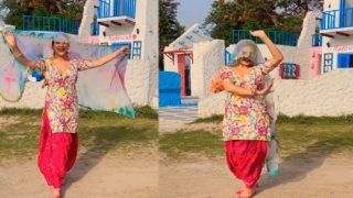 Sapna Choudhary Dances In Colourful Patiala Suit To Her Hit Haryanvi Song Gori Naache. Watch Viral Video