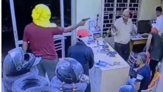 On Camera, Masked Men Loot UP Businessman's Office On Gunpoint In Prayagraj