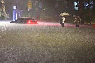 Rains in South Korea Turn Seoul's Roads to Rivers, Leave 8 Dead