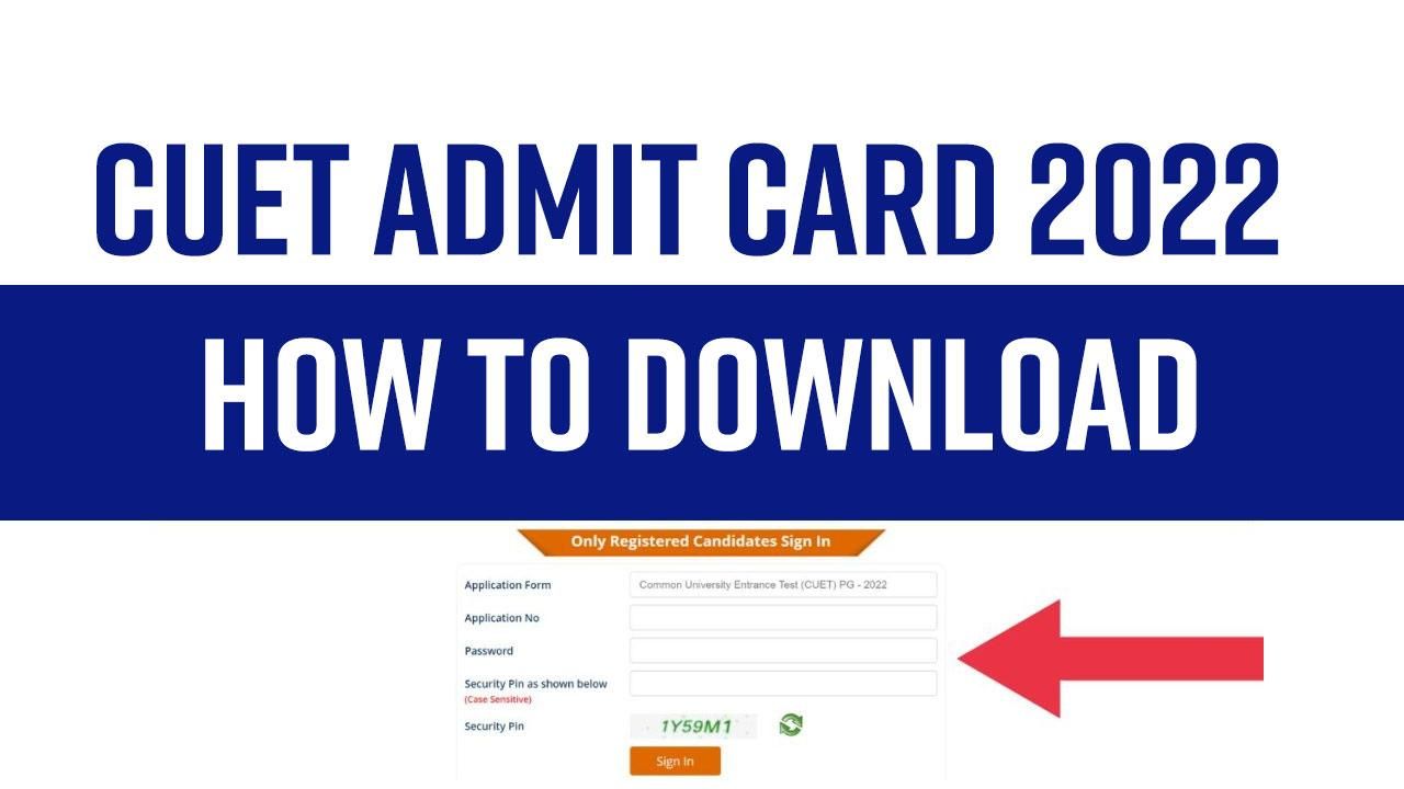 CUET Admit Card 2022: How to Download the Card From Official Website | Watch Video