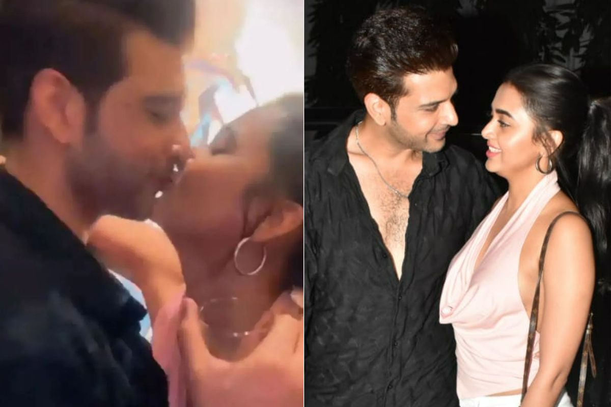 Tejasswi Prakash-Karan Kundrra Intimate Video Goes Viral, Couple Locks Lip at Party