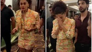 'Arrogant' Taapsee Pannu Called Out For Getting Into Argument With Paparazzi, She Says 'Aap Mujhe Daant Kyu Rahe Ho?'-Watch Video