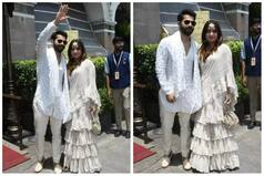 Varun Dhawan-Natasha Dalal Slay in Ethnic Wear at Kunal Rawal-Arpita Mehta Wedding
