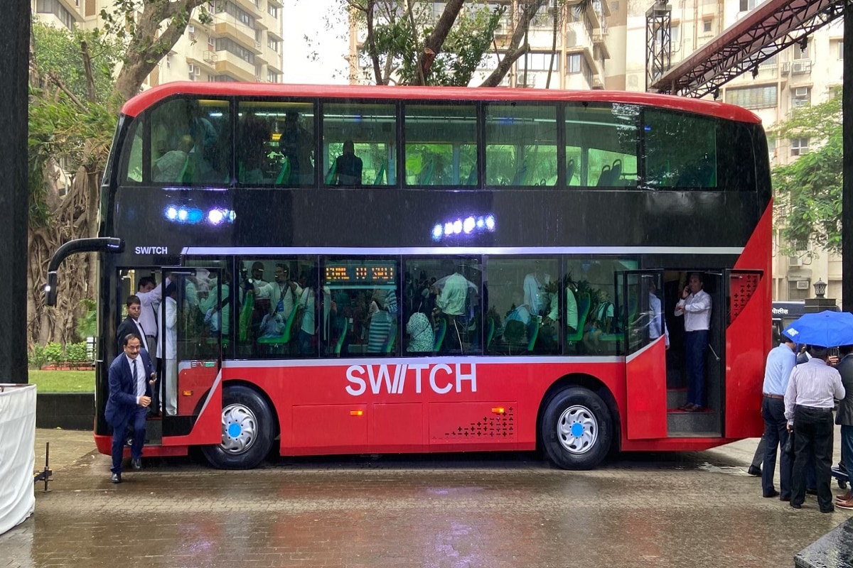 India   s First Electric Double-Decker Bus Launched In Mumbai | Watch Video