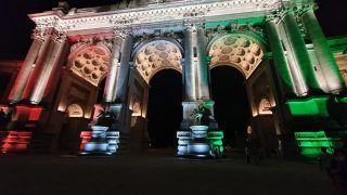 Independence Day 2022: Cinquantenaire Park in Brussels Lights Up With Tricolour