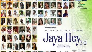 75 Singers & Musicians Come Together To Perform Jaya Hey 2.0 To Celebrate India’s 75 Years of Independence | Watch