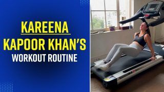 Kareena Kapoor Khan Sweats Hard to Lose Her Pregnancy Weight; Watch Inspiring Workout Video