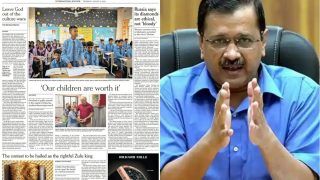 Arvind Kejriwal Shares New York Times' Frontpage Featuring Manish Sisodia In Response To CBI Raids
