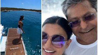 Sushmita Sen Takes A Dive In Mediterranean Sea, Lalit Modi Says 'Looking Hot'- Watch Video