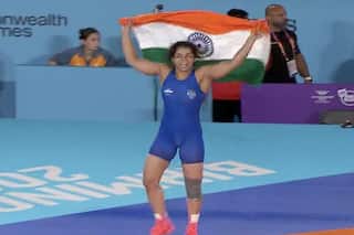 CWG 2022: Sakshi Malik Grabs Gold in Women's Freestyle 62 Kg Wrestling, Beats Ana Gonzalez of Canada