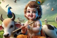 Happy Janmashtami 2024 Wishes: Lord Krishna Images to Share on WhatsApp And Facebook Status