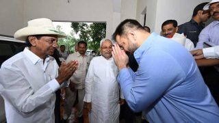 बिहार: एक मंच पर केसीआर- नीतीश कुमार, मोदी सरकार और बीजेपी पर जमकर बरसे