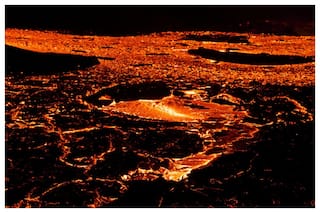 Photos Capture Massive Lava Eruption From Fagradalsfjall Volcano In Iceland