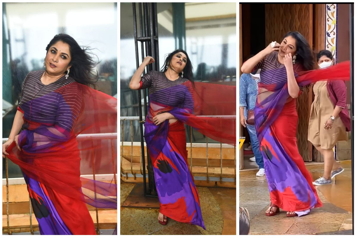 Glamorous and cute picture | Ramya Krishnan in red transparent saree hot  photos gallery Photos: HD Images, Pictures, Stills, First Look Posters of  Glamorous and cute picture | Ramya Krishnan in red