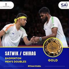 CWG 2022: India's Chirag Shetty/Satwik Rankireddy Win Gold in Badminton Men's Doubles