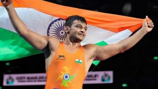 CWG 2022: Wrestler Deepak Punia Wins GOLD By Defeating Pak Rival In Men's 86Kg Final