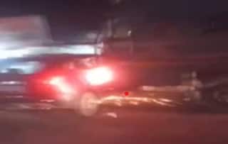 SP Leader's Car Dragged By Truck For 500 Meters With Him Trapped Inside | WATCH