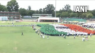 Har Ghar Tiranga: Guinness World Record For World’s Largest Human Formation Of Waving National Flag Created In Chandigarh | WATCH