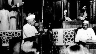 As India Turns 75, Congress Remembers Jawaharlal Nehru's Iconic ‘Tryst with Destiny’ Speech | WATCH