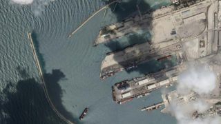 Satellite Images Show First Ship Out Of Ukraine In Russian-Allied Syria