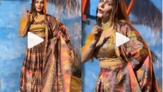 Sapna Choudhary Dances in Beautiful Lehenga On Her New Haryanvi Song Kaamini. Watch Viral Video