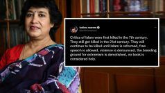 Taslima Nasreen on Salman Rushdie Attack: Critics of Islam Will Be Killed Until...