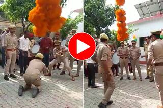 Nagin Dance Video: दारोगा जी ने बजाई बीन तो नागिन डांस करने लगा कांस्टेबल, कई बार डस भी लिया- देखें वीडियो