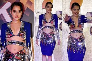 Jhalak Dikhla Jaa 10: Urfi Javed Steals Limelight in Blue Cut-Out Dress With Mirrors