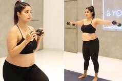 Pregnant Debina Bonnerjee Lifts Dumbbells And Performs Squats, Inspires Moms-To-Be | WATCH
