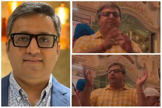 Viral Video: Shark Tank India Judge Ashneer Grover's Lookalike Seen Dancing In Vrindavan Temple | Watch