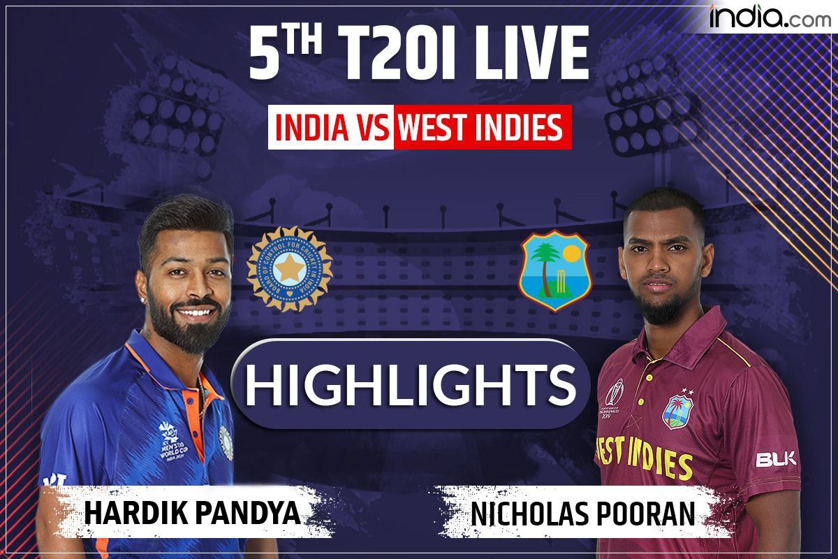 Ind vs WI, 5th T20I, Highlights Axar, Bishnoi Help India Beat West Indies By 88 Runs