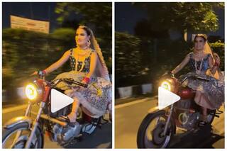 Viral Video: Cool Bride Seen Driving Royal Enfield to Wedding Venue, Swag Impresses The Internet | Watch
