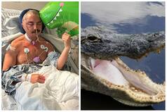 Man Miraculously Survives After 12-Feet Alligator Bites His Head, Drone Captures Terrifying Footage | Watch