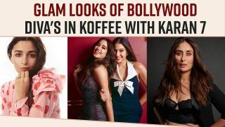 Koffee With Karan 7: Alia Bhatt's Cute Rugged Dress To Janhvi Kapoor's Thigh High Slit Outfit, A Look Into Bollywood Diva's Stunning Avatars In KWK 7