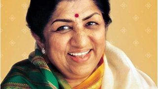 Lata Mangeshkar's Birth Anniversary: Ayodhya Chowk Named After Legendary Singer With Giant Veena Scripture on Display