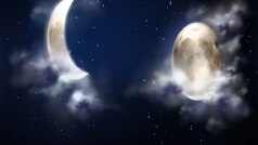 चांद पर शायरी इन हिंदी: घने बादल के पीछे झलकता चांद... चांद पर ये 10 शायरी लोगों के बीच कर देंगी मशहूर