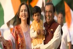 Video Shows Mukesh And Nita Ambani Celebrate Azadi Ka Amrit Mahotsav With Grandson Prithvi | WATCH