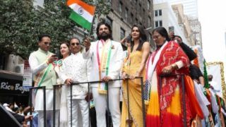 Allu Arjun Leads The Biggest Indian Parade In New York as Grand Marshal